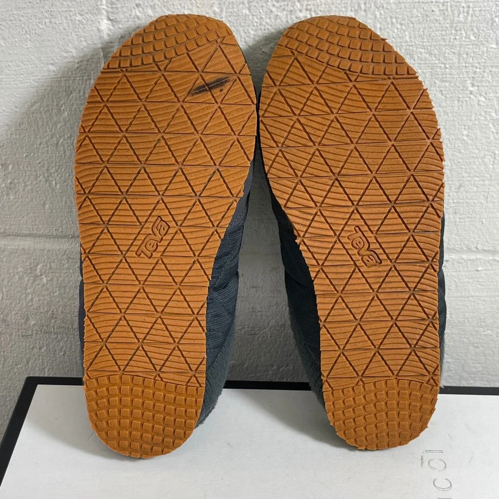 Teva ReEmber 1125472‎ Grey Quilted Comfort Slippers Slip On Men's 8 US/7 UK